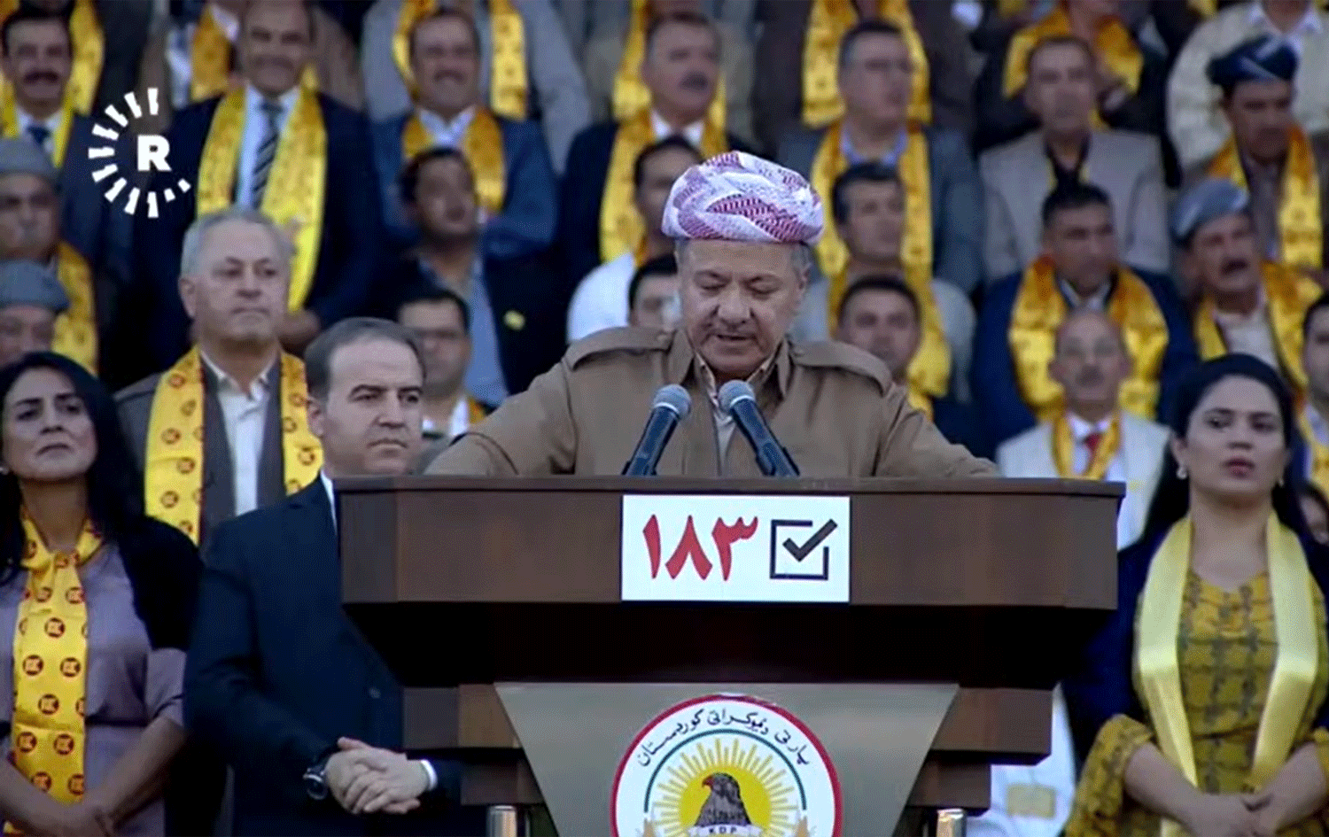 VİDEO - Başkan Barzani: Servetim 48 milyar dolar değil, 48 milyon Kürt'ün desteğidir