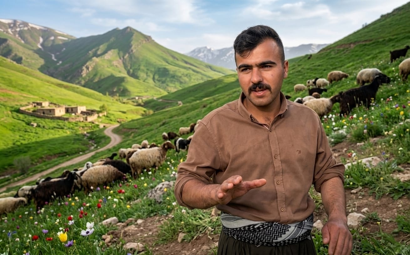 پشدەر؛ شوانێكی هۆزانڤان 150 هۆنراوەی لەبەرکردووە