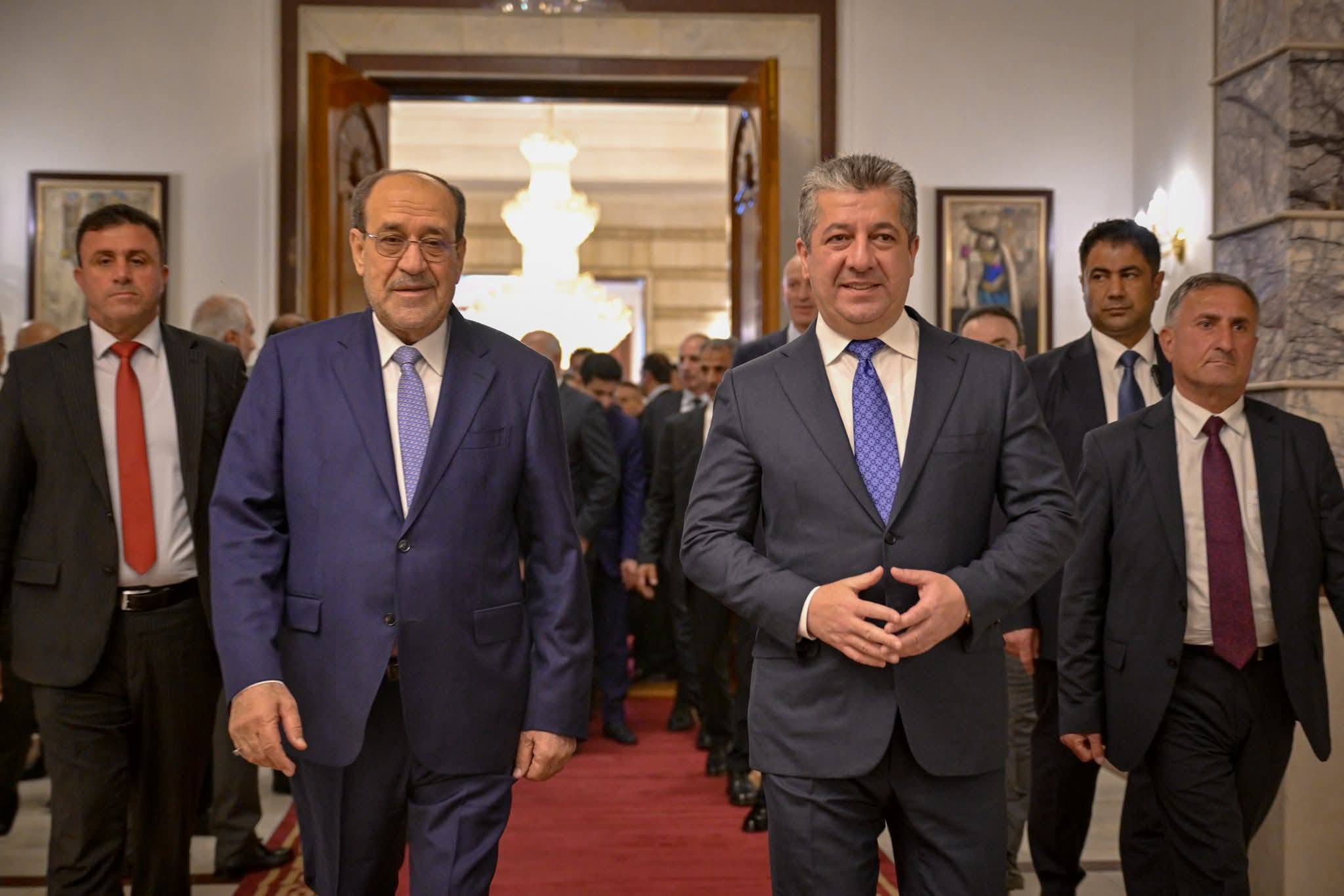 PM Barzani holds high-level talks with Iraqi leaders in Baghdad