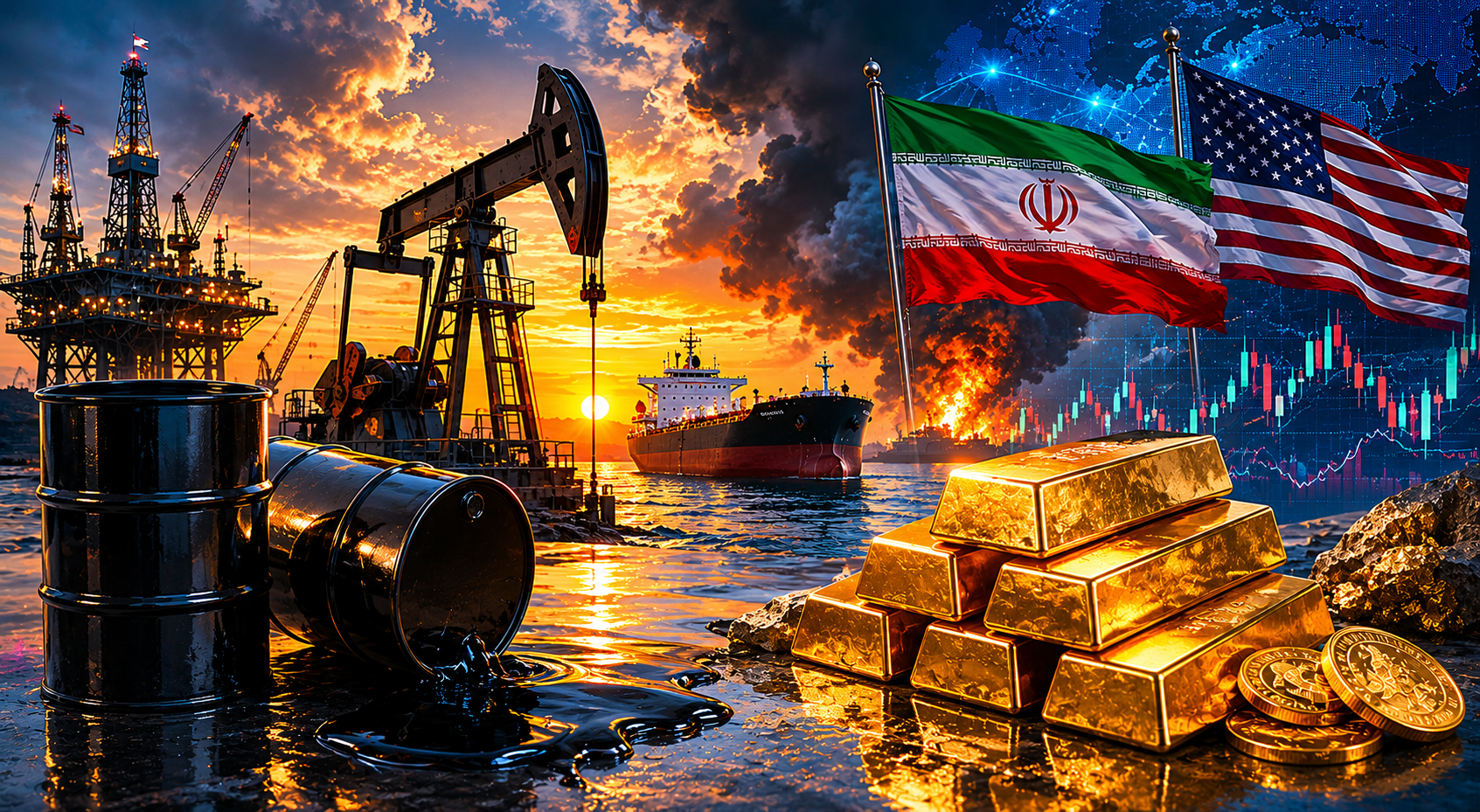 İran-ABD gerilimi petrol fiyatını yükseltti, altın fiyatı düştü
