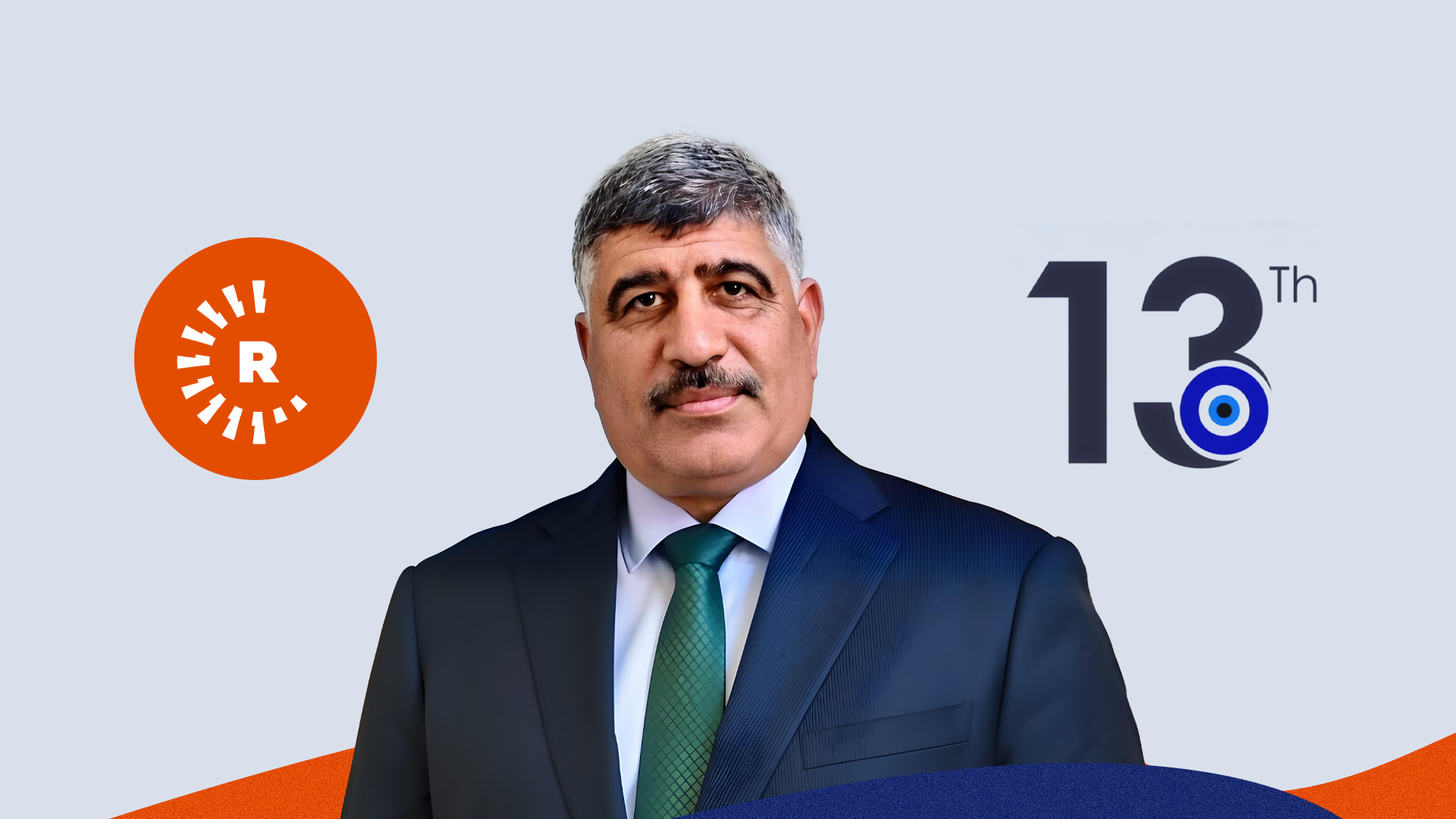 صباح النعمان يهنئ رووداو بذكرى تأسيسها
