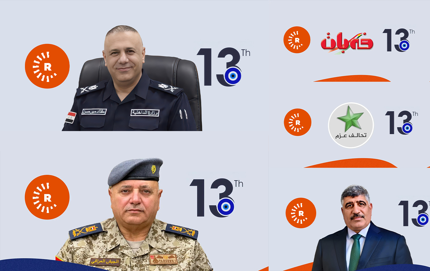 Rûdaw 13 yaşında: Medya, siyaset ve askeri kanattan övgü dolu mesajlar