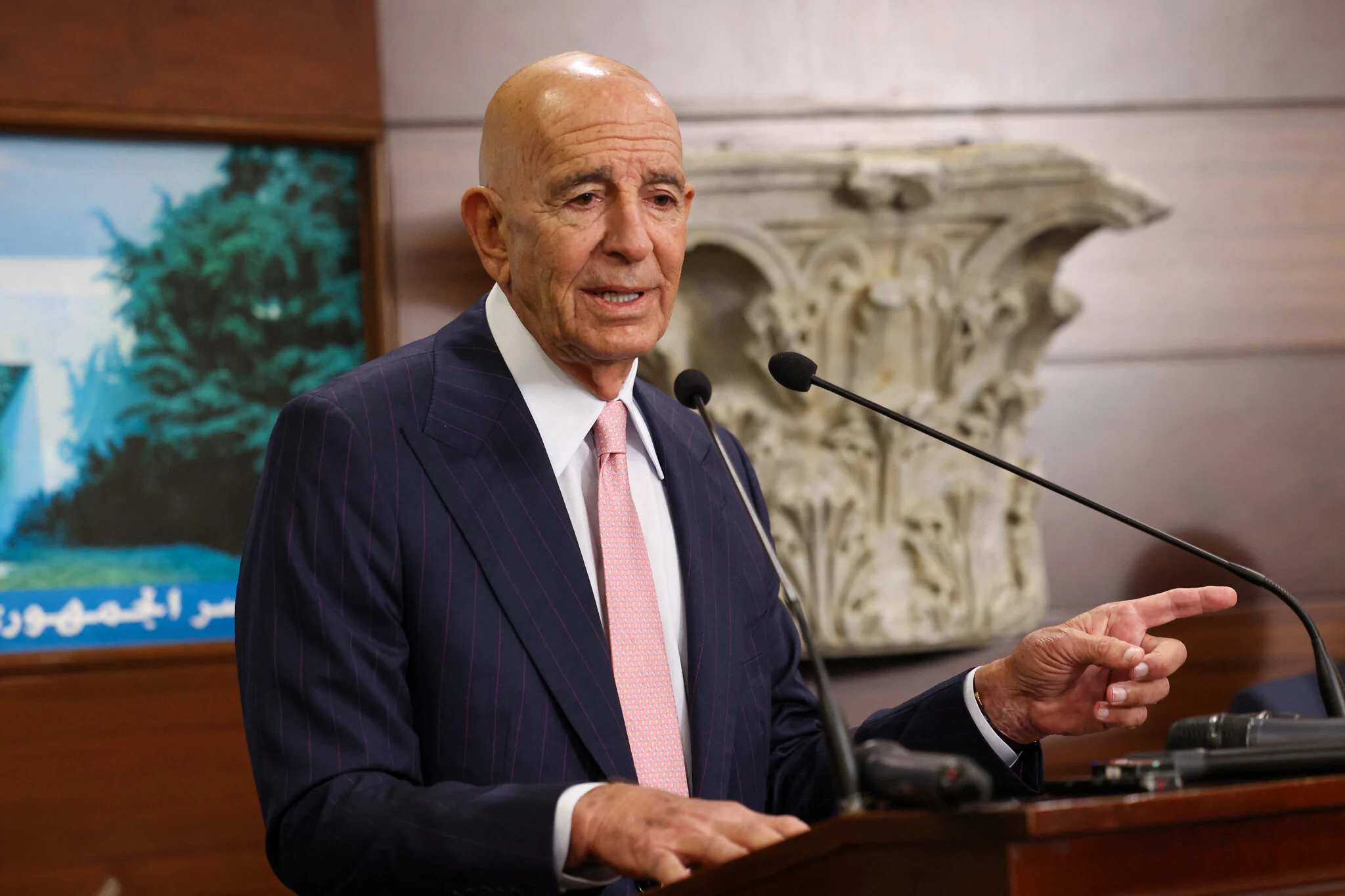 US Envoy Barrack to continue Iraq, Syria role despite end of tenure