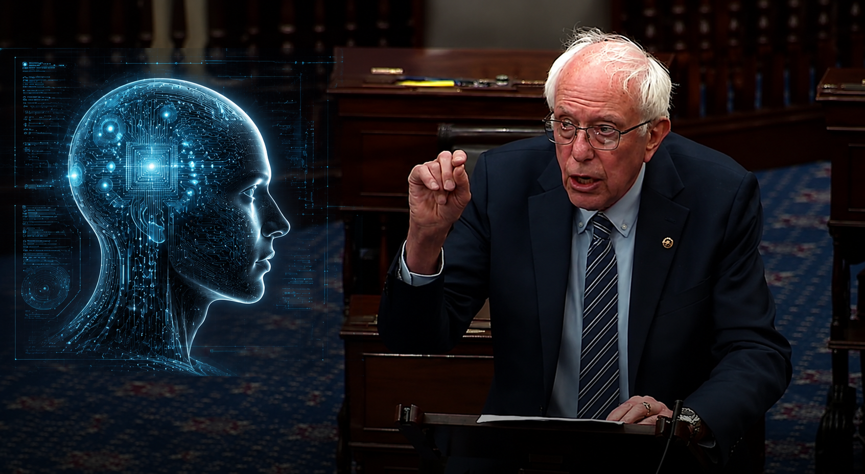 ABD'li Senatör Sanders: Yapay zekâ şirketleri insanlığın ortak mirasını çaldı