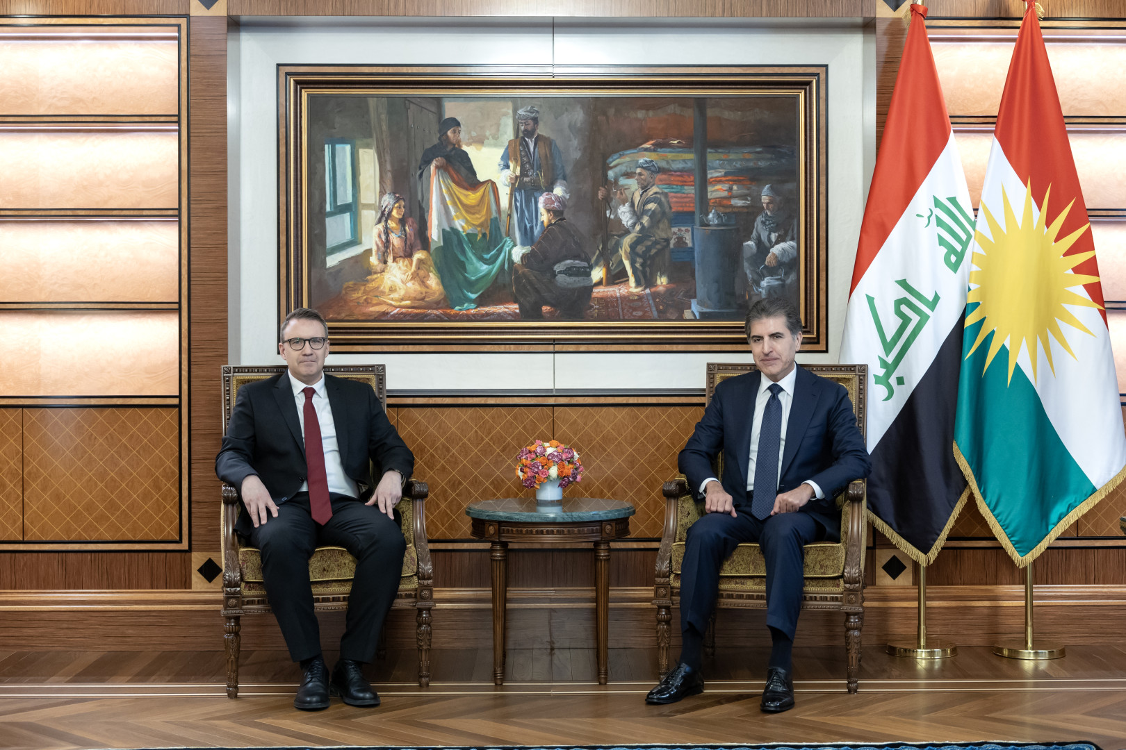 Başkan Neçirvan Barzani, Türkiye Büyükelçisi İnan’ı kabul etti: Ekonomi ve barış süreci masada