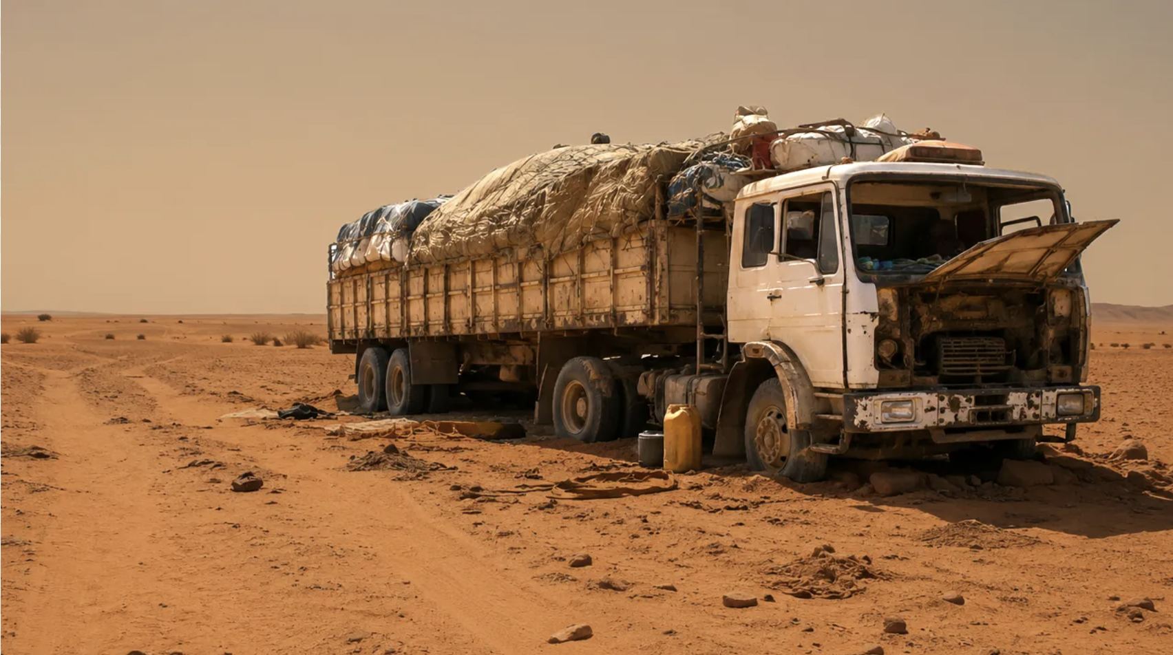 Sahra Çölü'nde büyük facia

Mali'den yola çıkan ve yaklaşık 100 kişiyi taşıyan bir kamyonun arızalanması sonucu en az 49 kişi susuzluk nedeniyle yaşamını yitirdi