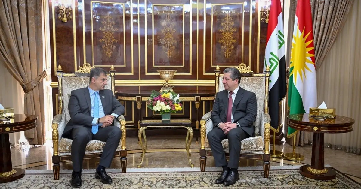 Mesrur Barzani ile Yunanistan Dışişleri Bakan Yardımcısı gör