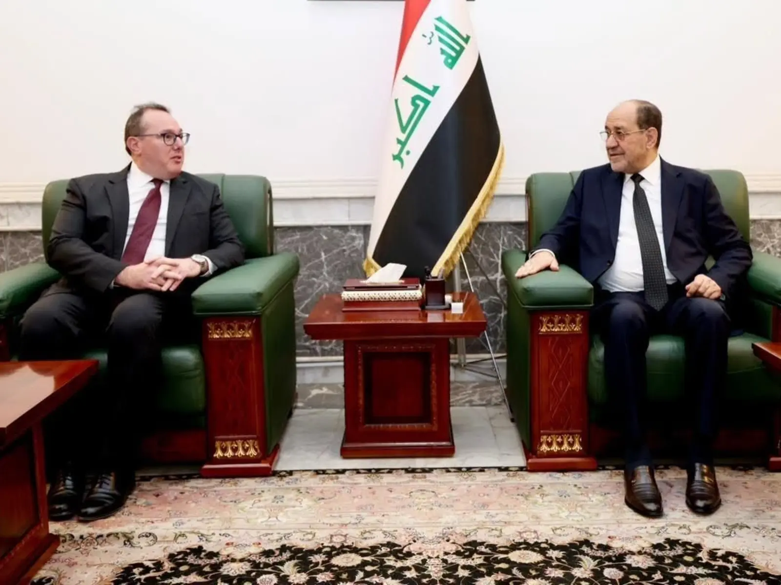 Maliki ile ABD'li diplomat Harris görüştü: Silahlar yalnızca