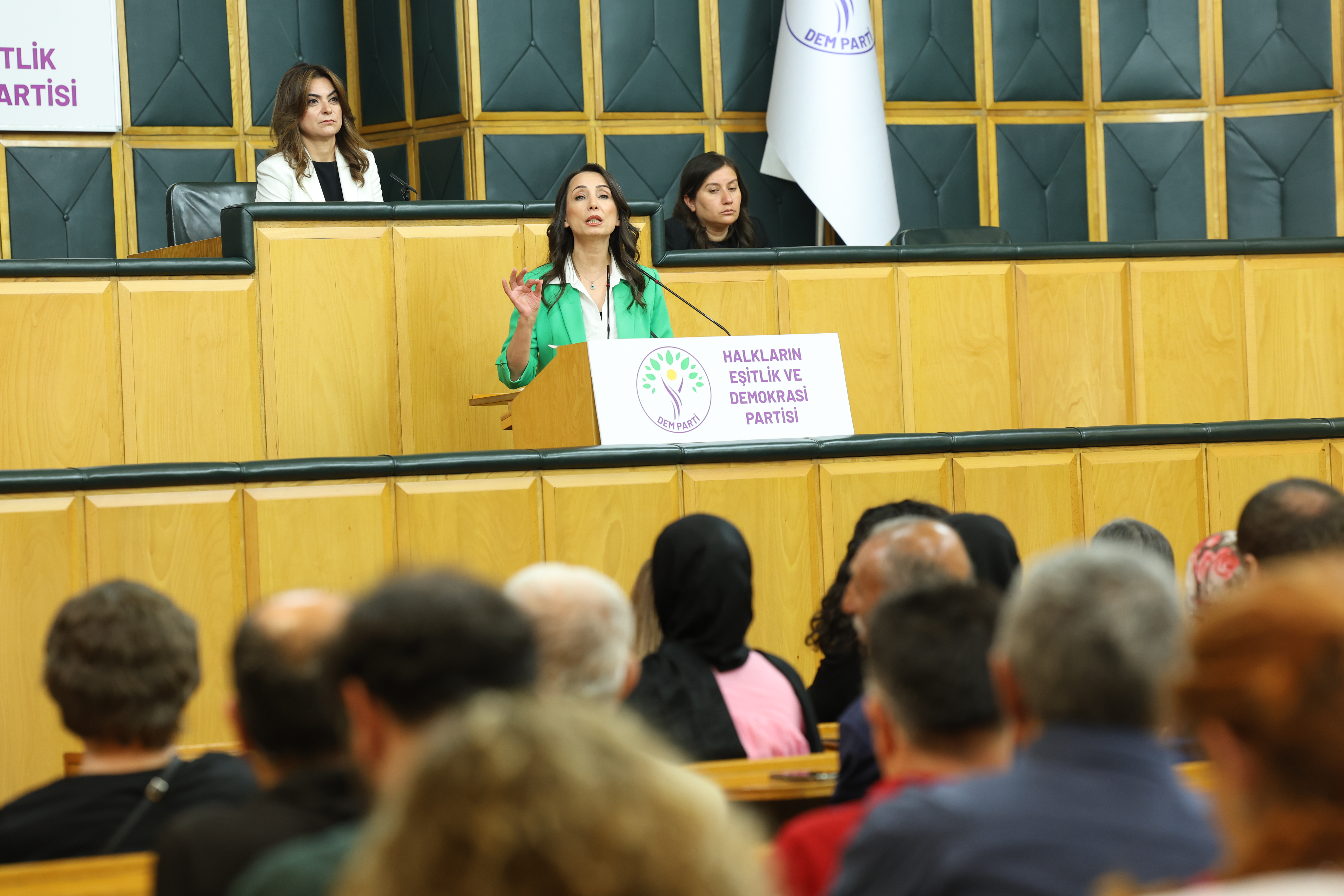 DEM Parti Eş Genel Başkanı Tülay Hatimoğulları:
❝Barış taleb