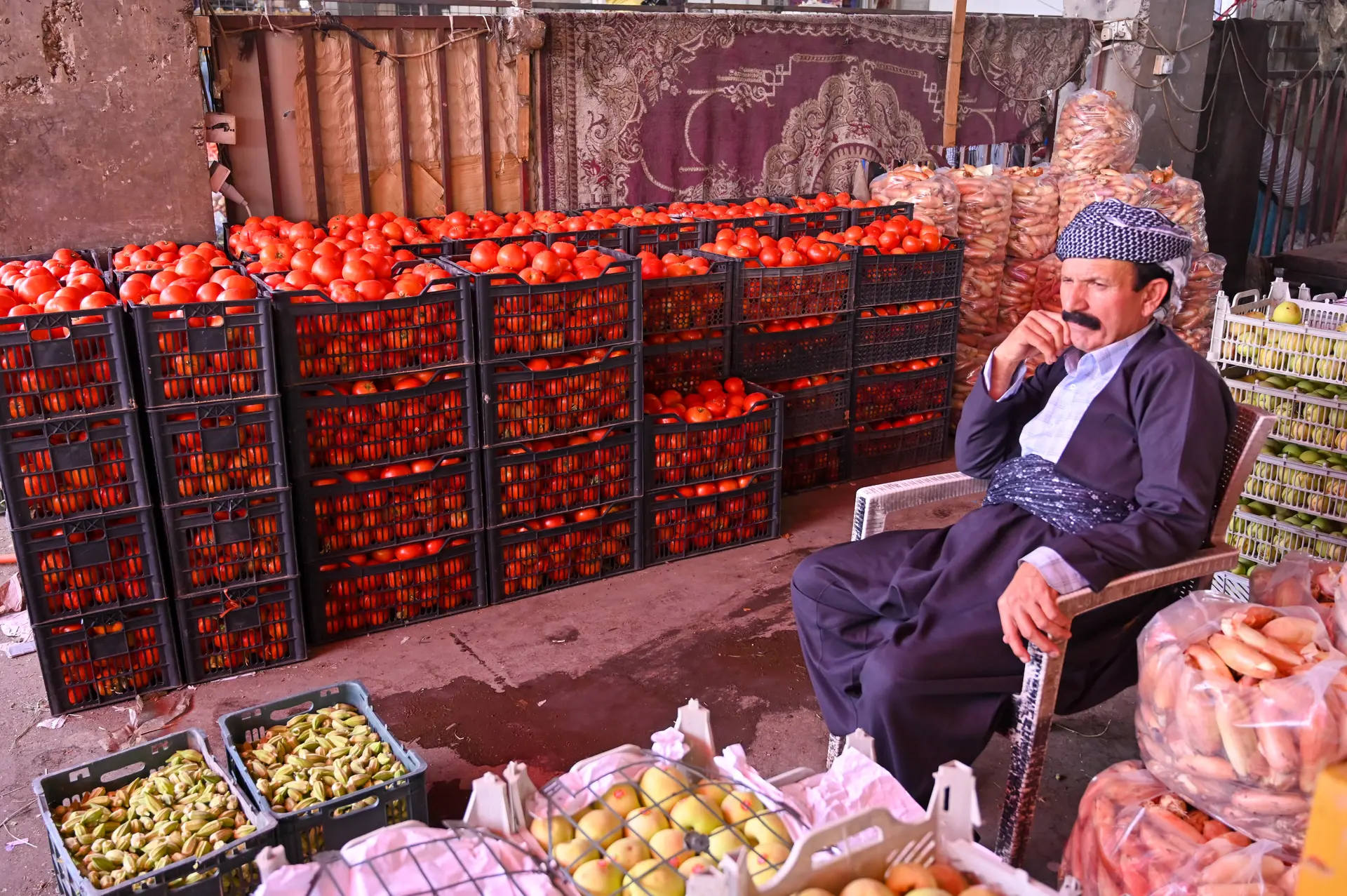 Kurdish farmers unable to export produce despite increased yields