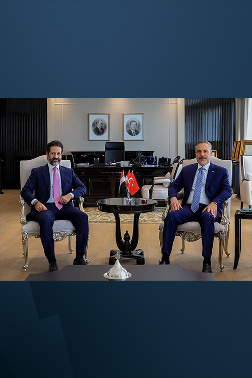 Qubad Talabani meets Turkish foreign minister in Ankara to discuss PKK peace process