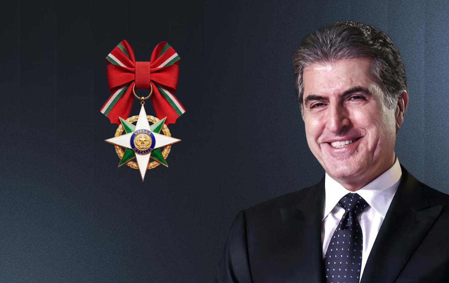 Kürt halkı ile İtalya arasındaki tarihi köprülerin mimarı: Başkan Neçirvan Barzani'nin çabaları nişanla taçlandı