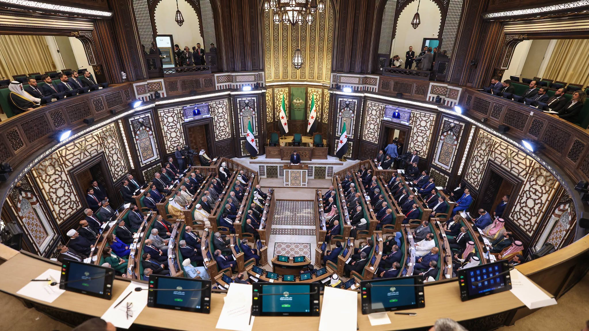 پەرلەمانی راگوزەری سووریا یەکەم دانیشتنی کرد