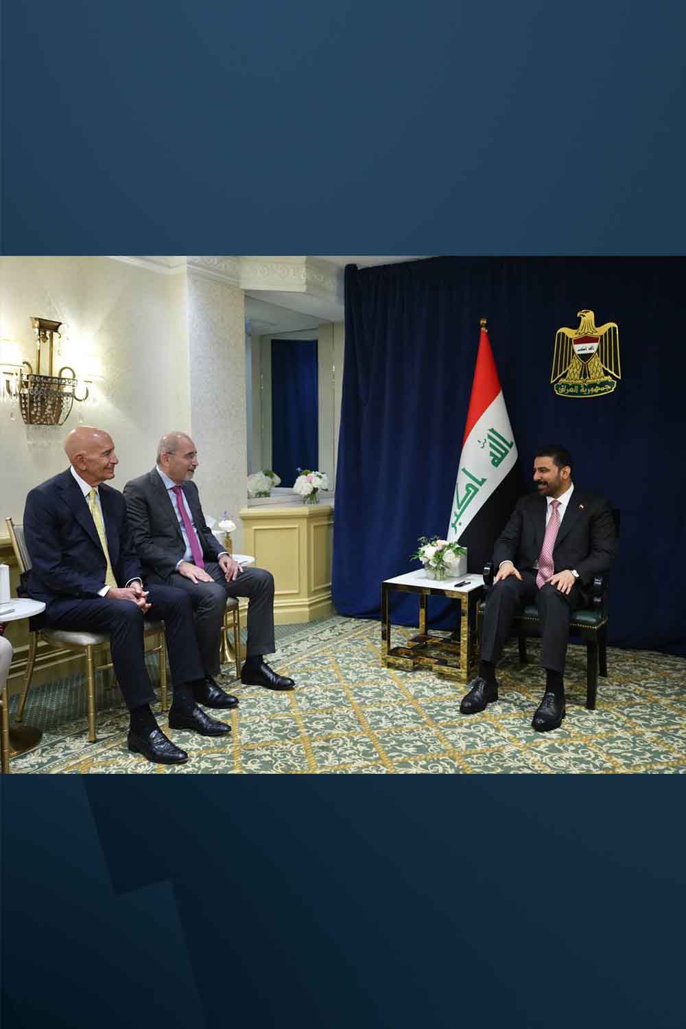 الزيدي يبحث مع الصفدي مشروع أنبوب البصرة - العقبة ويتلقى دعوة لزيارة الأردن