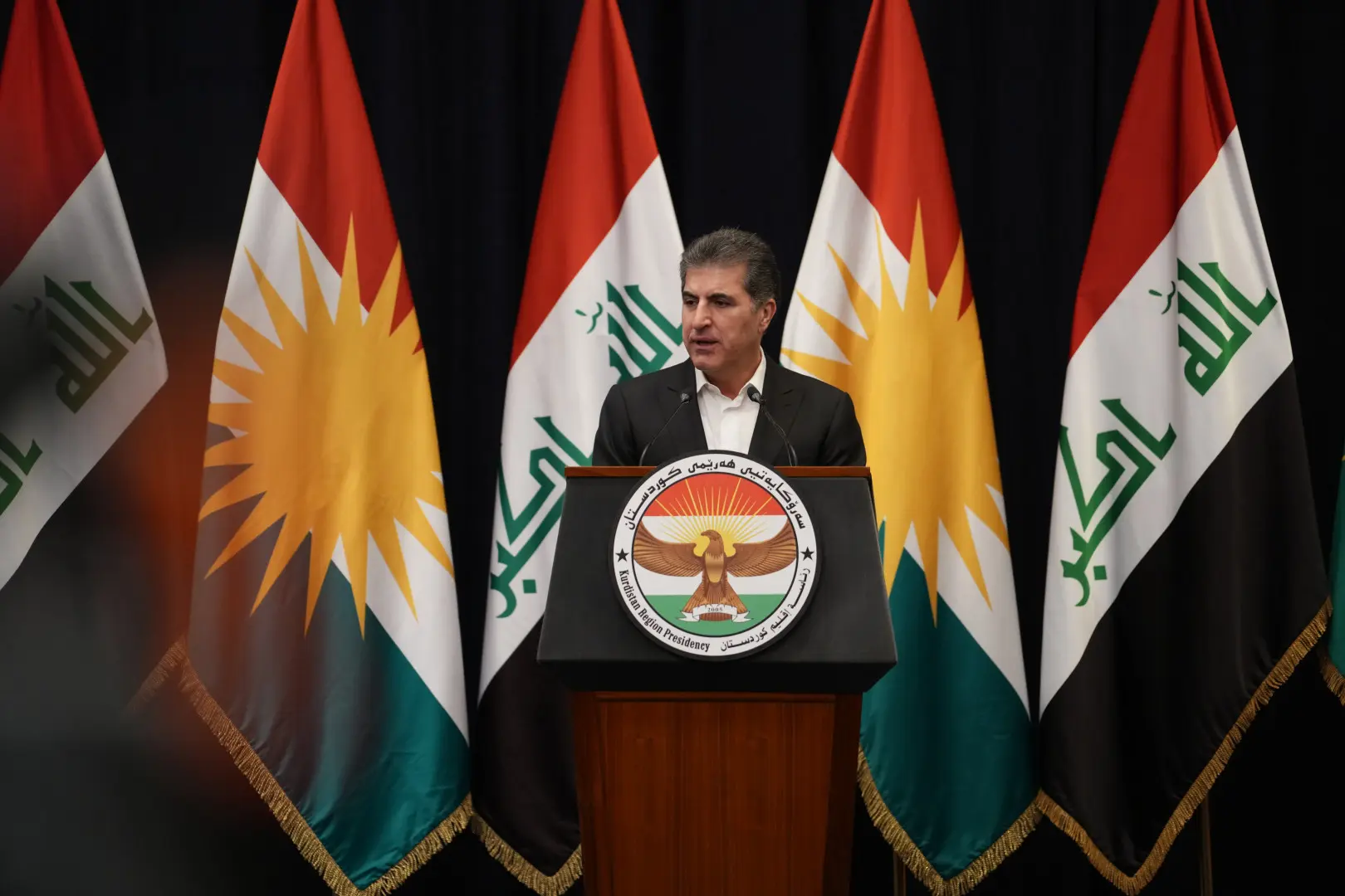 Nêçîrvan Barzanî ji malbatên qurbaniyên qezaya li Dêrezorê re sersaxî xwest