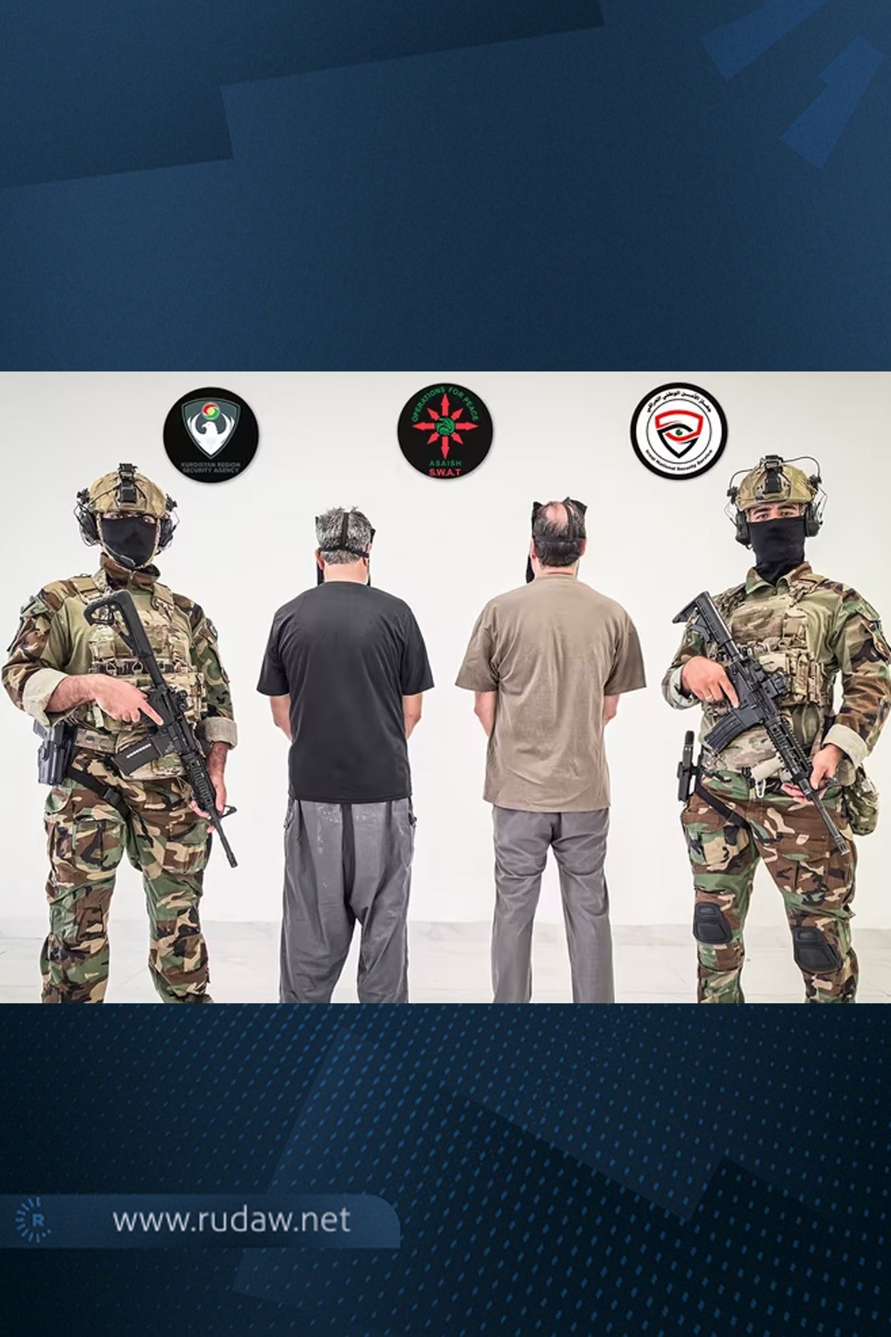 Asayish arrests two ISIS suspects in Sulaimani, hands them over to Baghdad