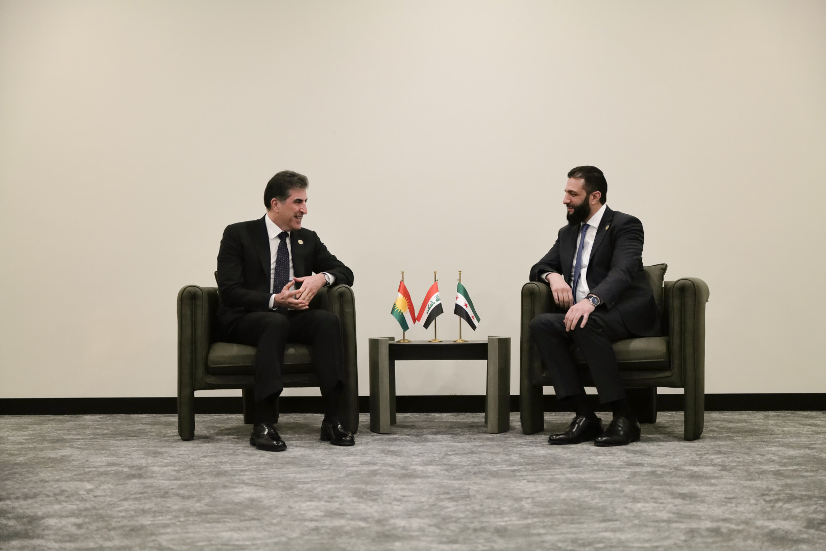 President Barzani to discuss 'prospects for joint cooperation' with Syria's Sharaa