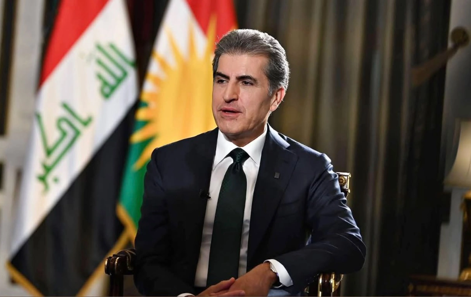 نێچیرڤان بارزانی: ئەگەر گرووپەکان چەک دانەنێن، عێراق لەسەر ئاستی ناوچەکە پەراوێز دەخرێت