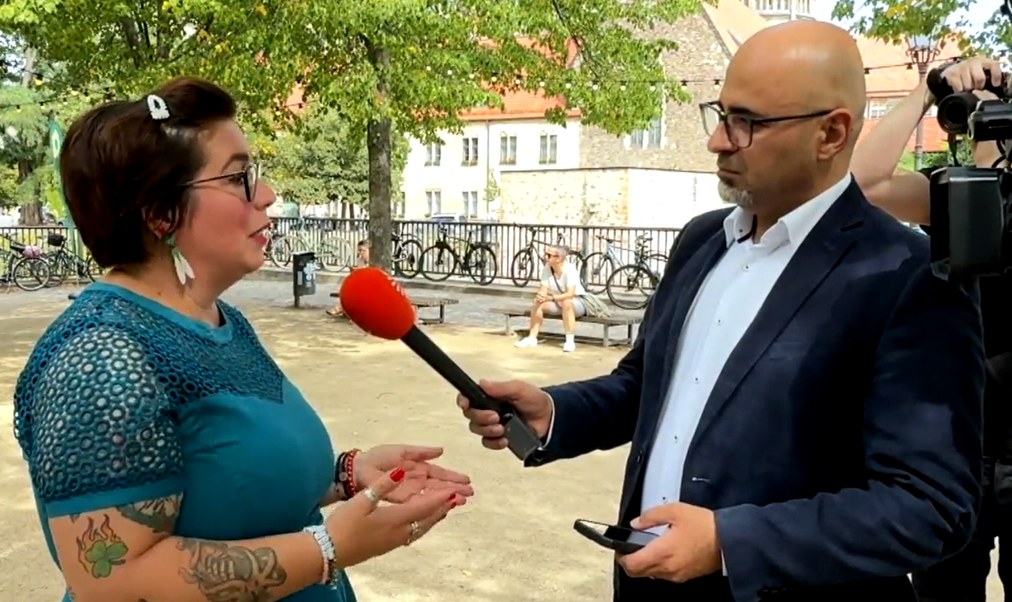 رئيسة حزب الخضر بولاية ساكسونيا آنهالت الألمانية لرووداو: نتنافس للحصول على 70 ألف صوت بالانتخابات