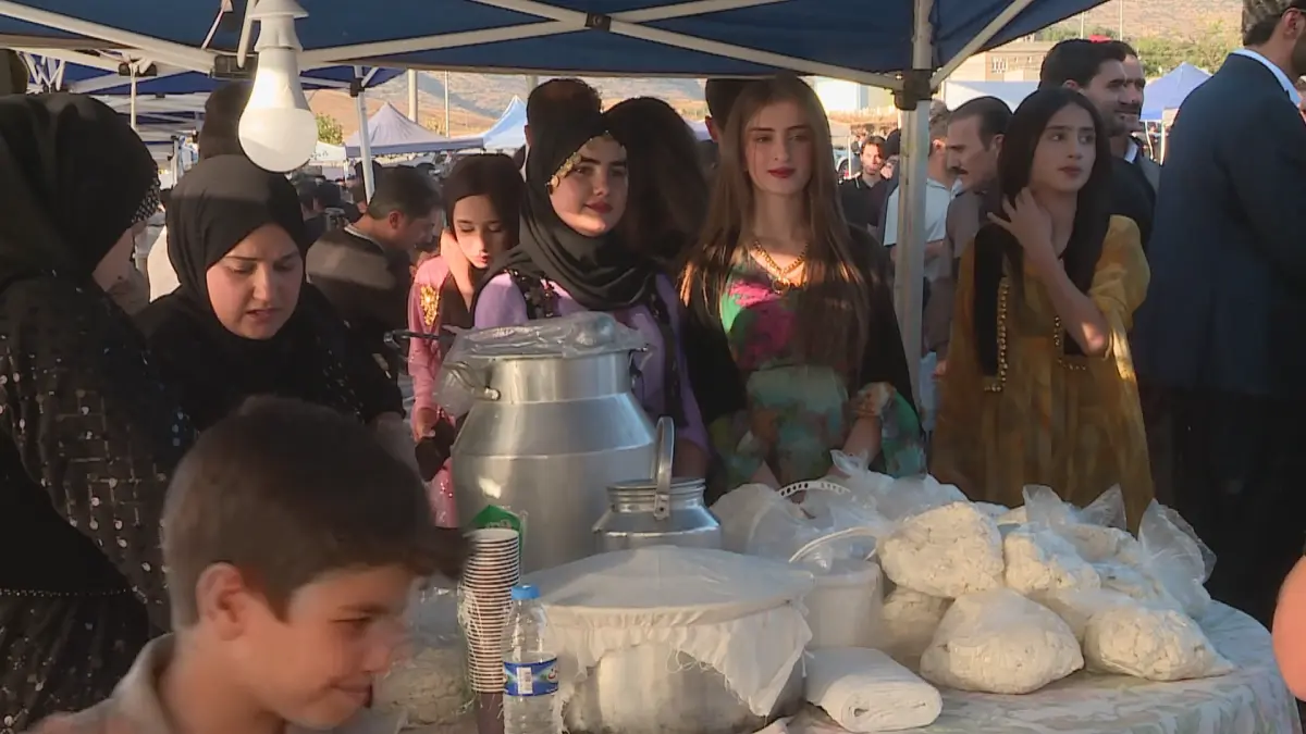 عرض 80 نوعاً من المنتجات المحلية في مهرجان برادوست بمحافظة أربيل