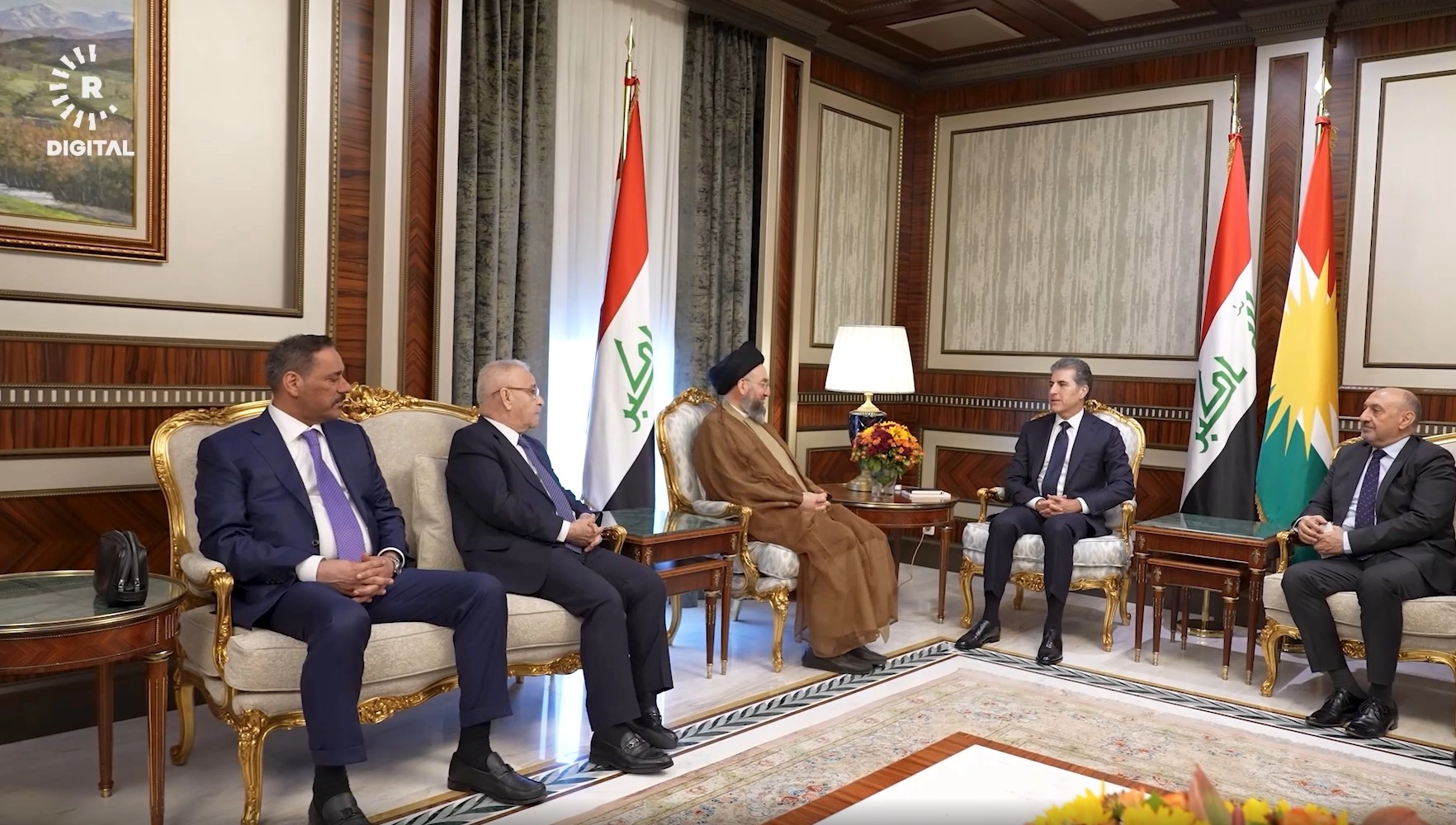 Başkan Neçirvan Barzani, Ammar el-Hekim'i kabul etti: Erbil-Bağdat sorunları masada