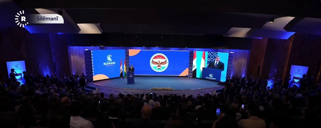نێچیرڤان بارزانی لە 'لووتکەی ئابووریی سلێمانی' گوتارێک پێشکێش دەکات