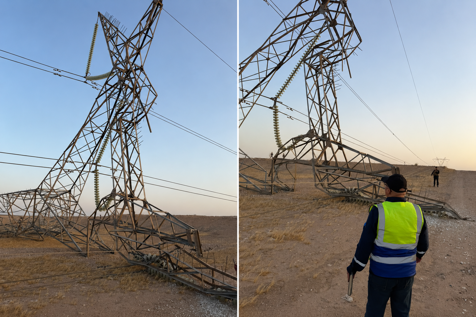 Suspected ISIS attack puts Anbar power transmission tower out of service