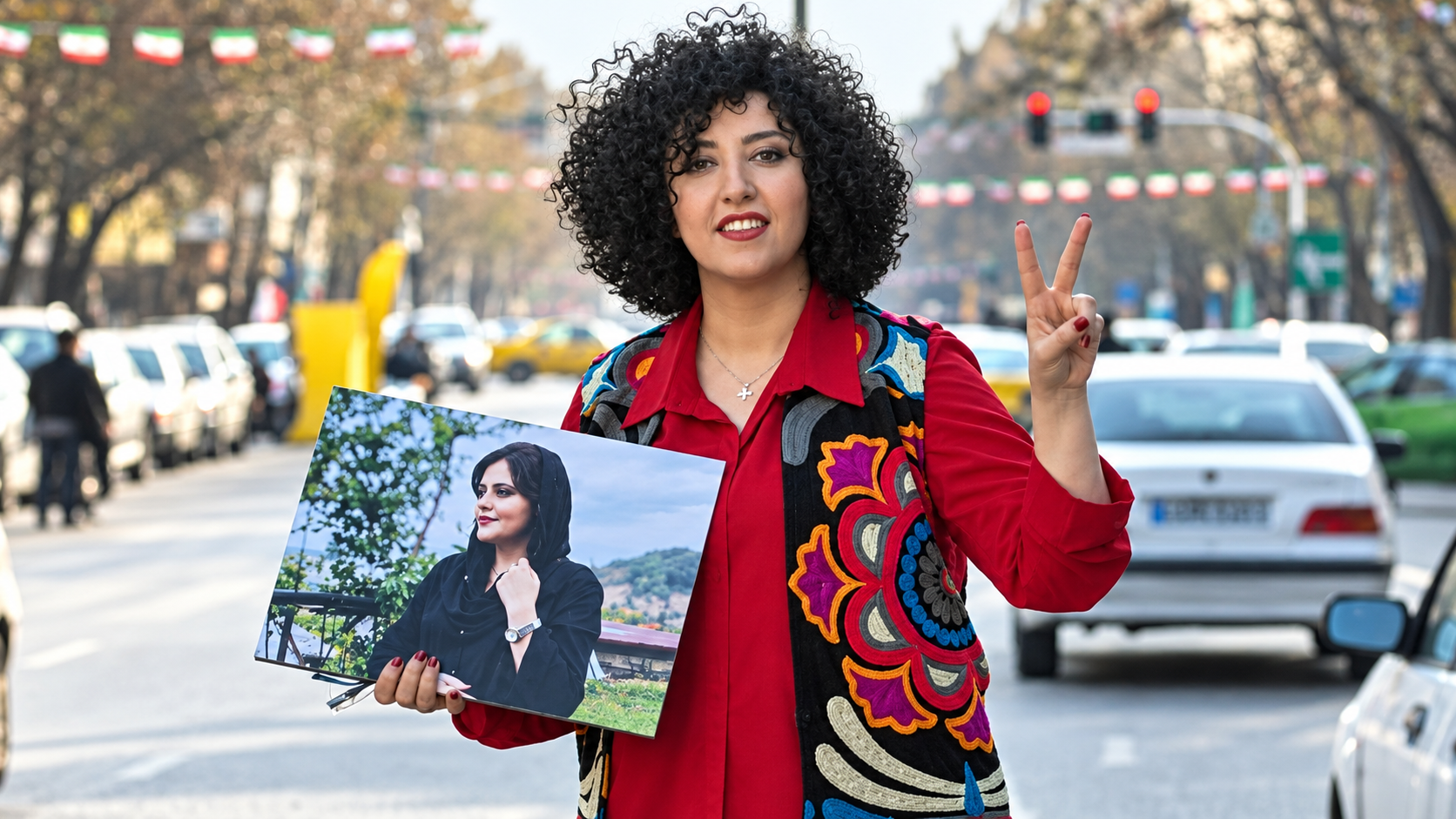 نێرگس محەممەدی: سزا ئابوورییەکان و سەرکوت لە ئێران بواری هەناسەدانیان بۆ خەڵک نەهێشتووەتەوە