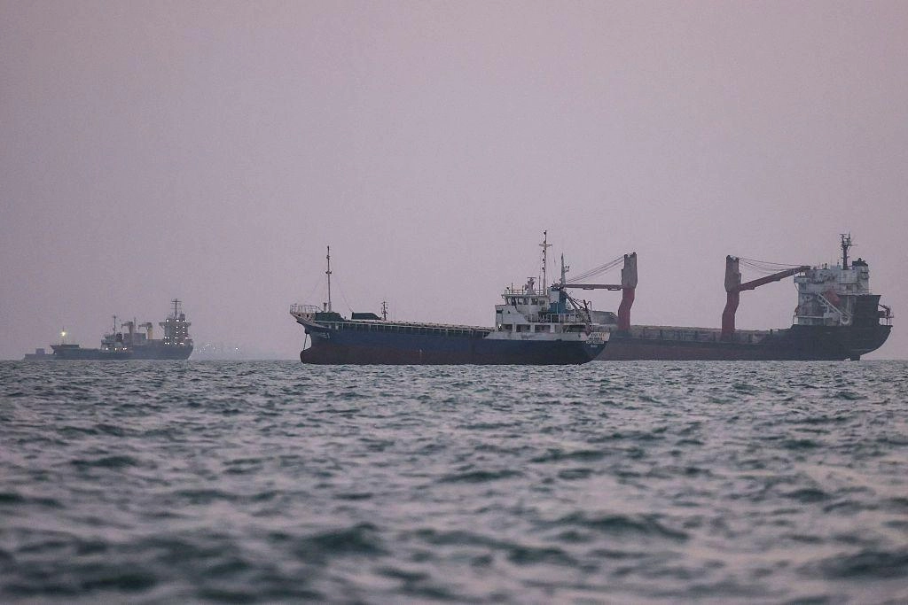LPG tanker hit by debris from unknown projectiles near Strait of Hormuz