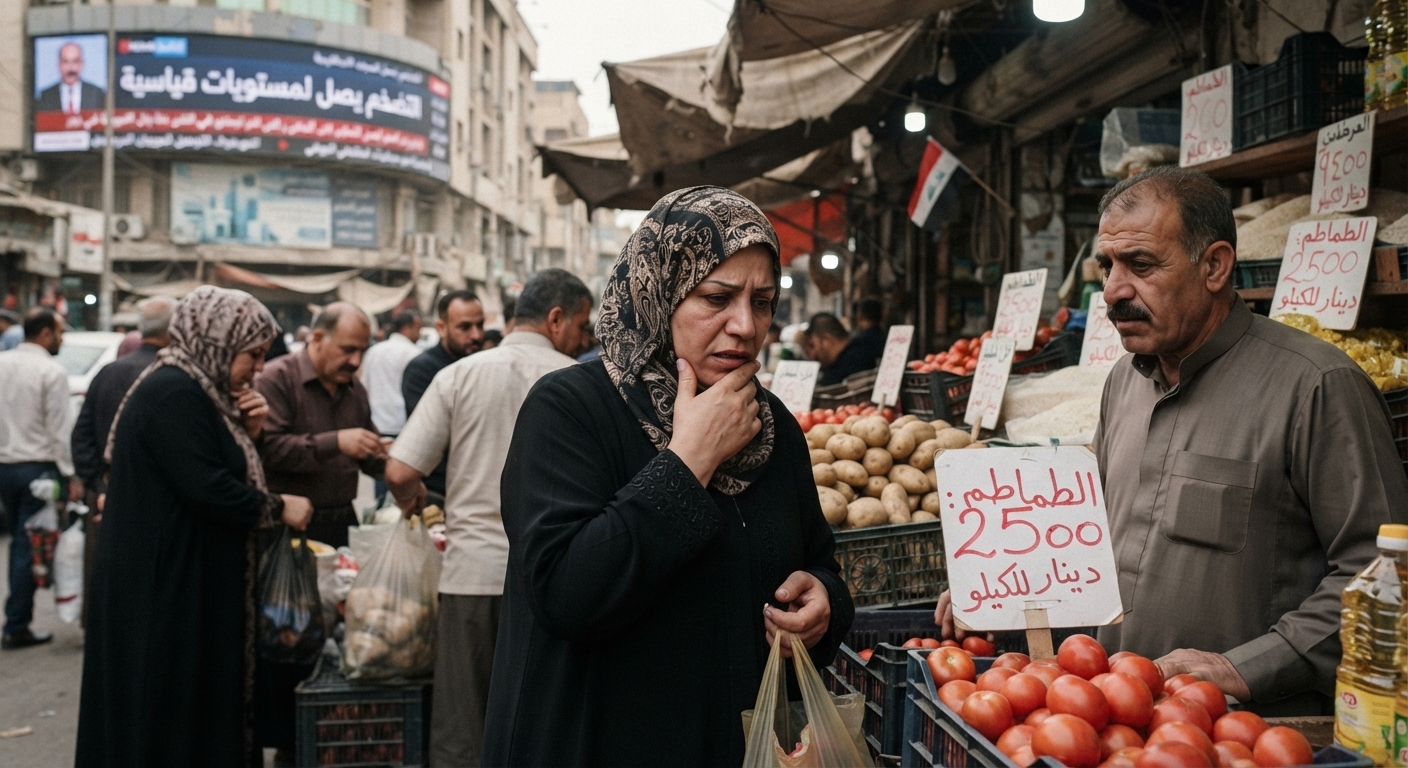 هەڵاوسان لە عێراق لە مانگی ئابدا 3.3٪ بووە؛ بزانە نرخی پێداویستییەکان چۆن گۆڕانکاری بەسەردا هاتووە