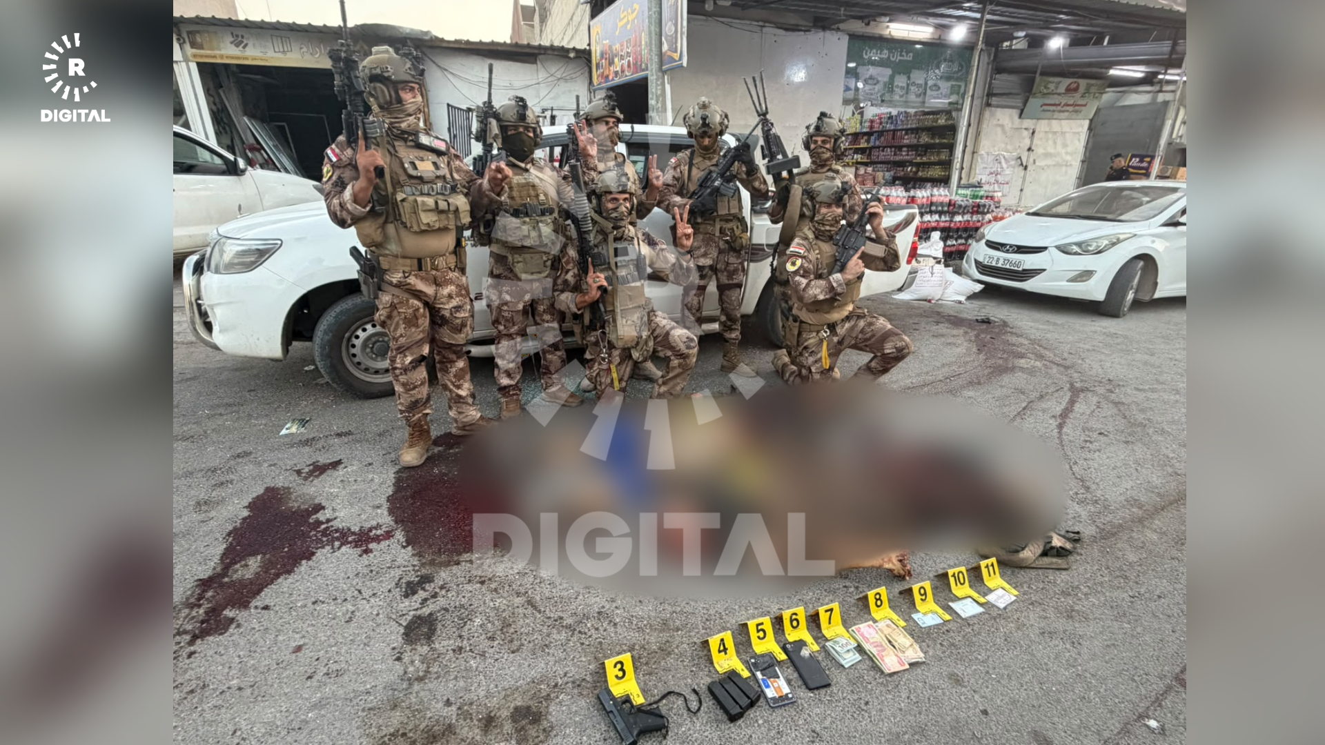 لە پێکدادانی دژەتیرۆری عێراق و چەکدارانی داعش لە سنووری پردێ مێرمنداڵێک و 2 چەکدار کوژران