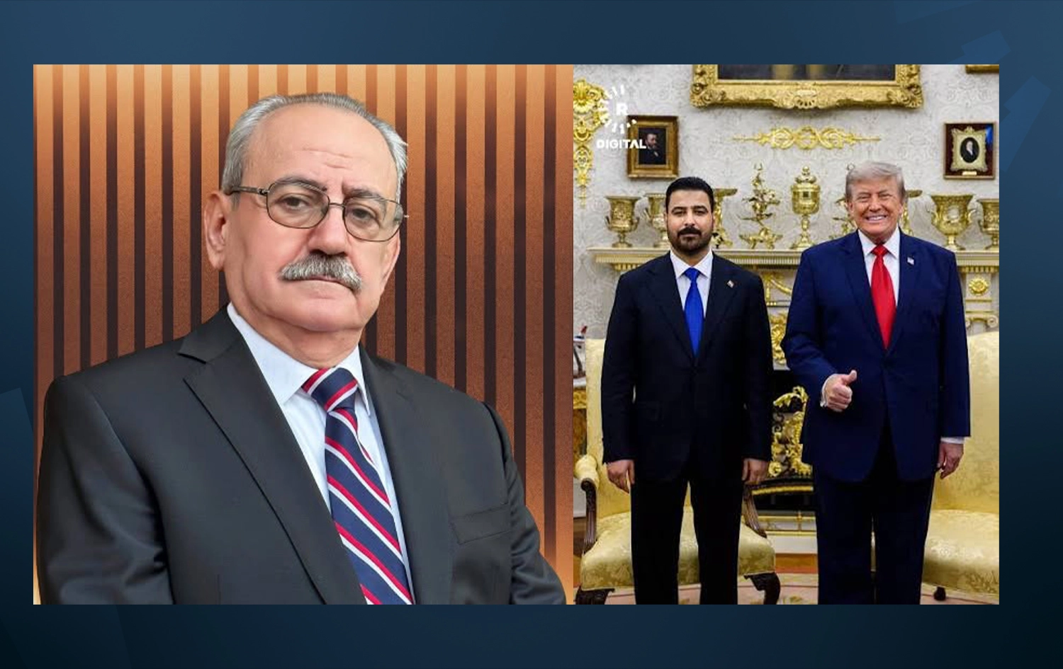 الزيدي حظي بمديح غير مسبوق من ترمب.. فلاح المشعل: الدعم الأميركي لرئيس الوزراء يتصاعد بعلاقة طردية