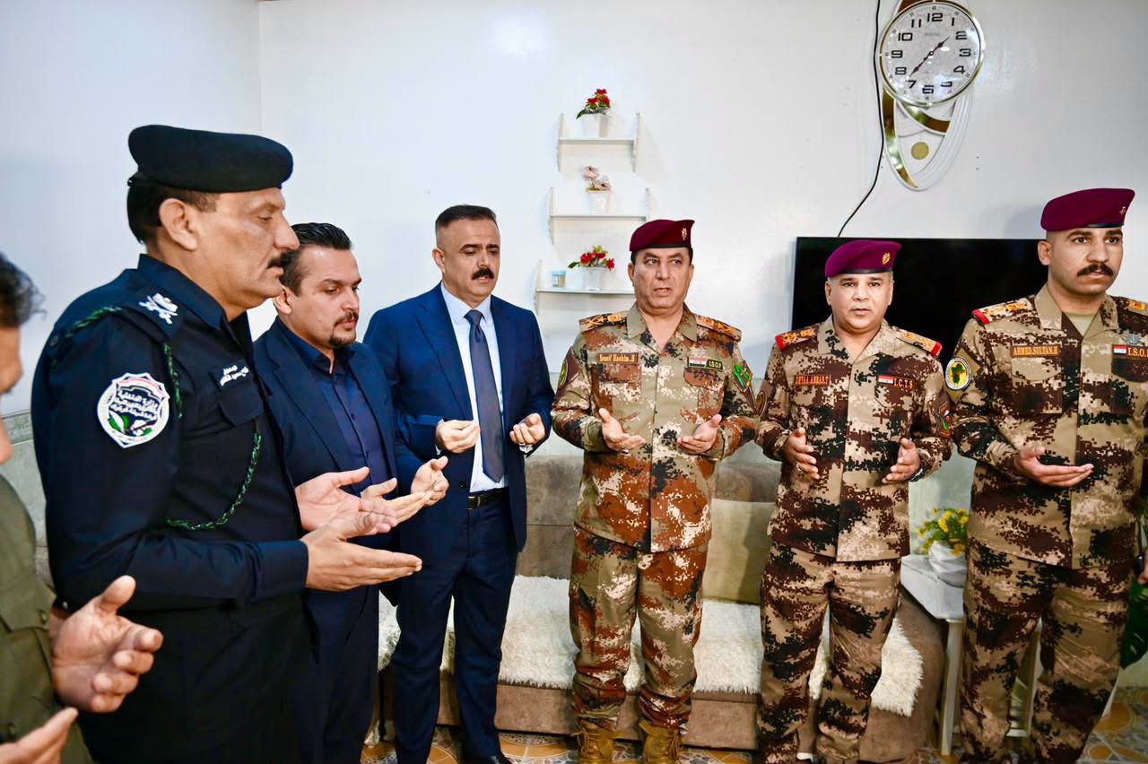بعد "خطأ عسكري".. وفد من مكافحة الإرهاب العراقي يعزي عائلتي ضحيتي بردي بكركوك