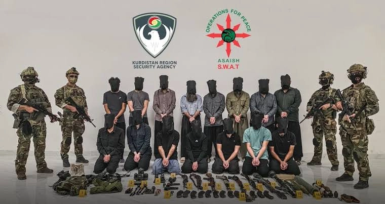 Li Silêmanî û Helebceyê operasyona li dijî DAIŞê: 22 tohmetbar hatin desteserkirin