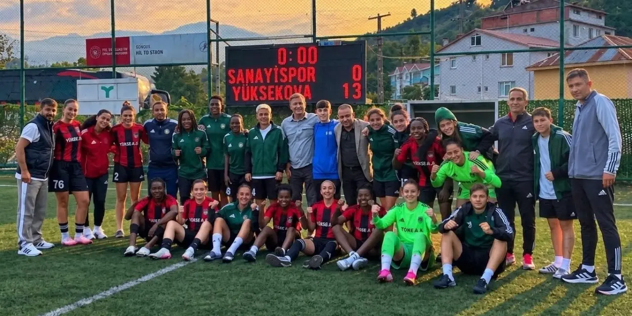 Tîma jinan a futbolê ya Geverê malik li Gîresun Sanayisporê xera kir: 13-0