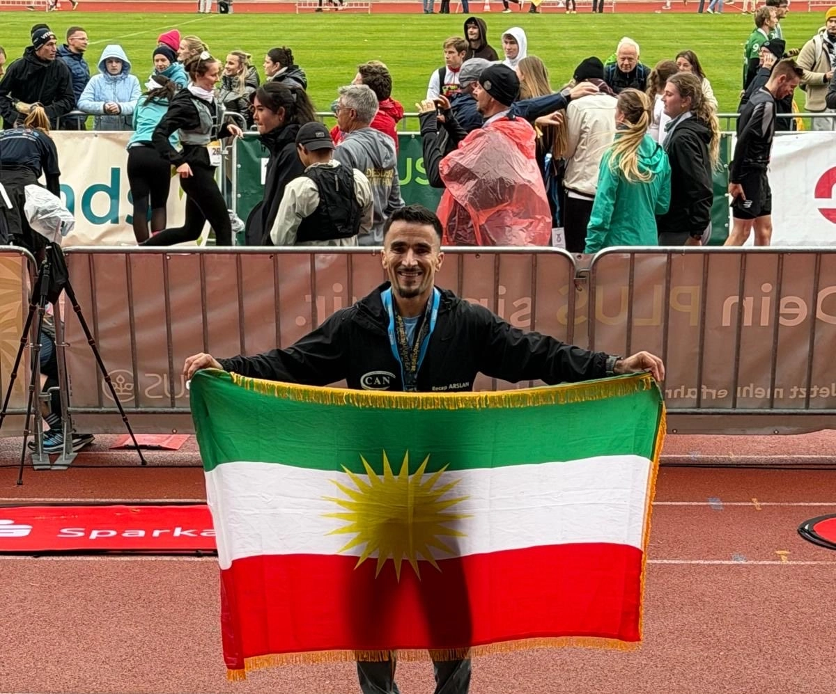 Werzişvanê Kurd Recep Arslan di Maratona Dresdenê de bû yekem