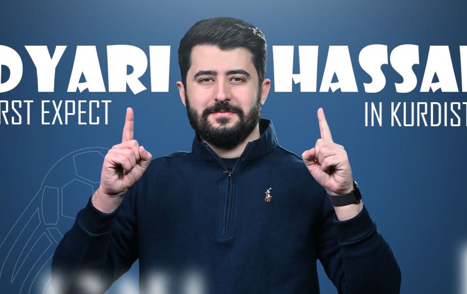 اختيار محلل "رووداو سبورتس" دياري حسن كأفضل محلل رياضي في اقليم كوردستان