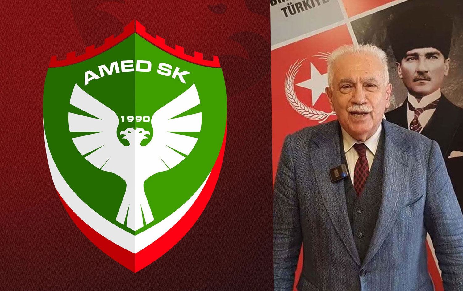 Doğu Perinçek'ten Amedspor'a tebrik: ‘Türk de biziz, Kürt de biziz’
